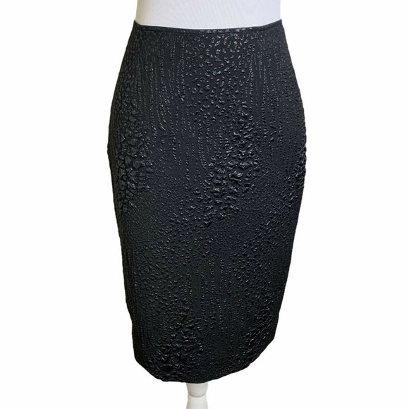 Rickie Freeman TERI JON Textured Pencil Skirt